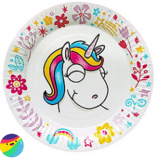 Krožniki Samorog Bel